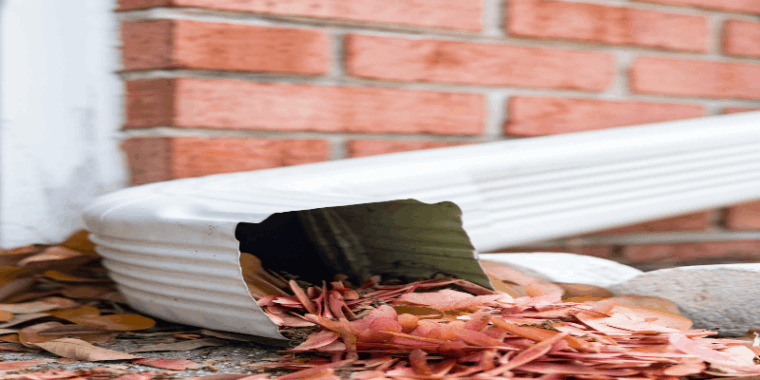 How to Unclog a Gutter Downspout